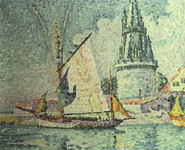 Paul Signac La Rochelle, the Quartermaster's Tower oil painting image